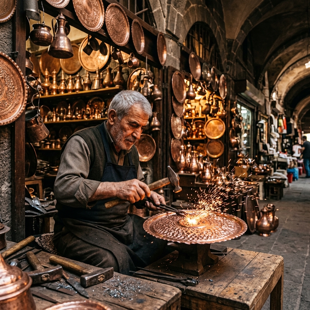 Geleneksel El Sanatlarından Günümüze Diyarbakır Bakırcılığı